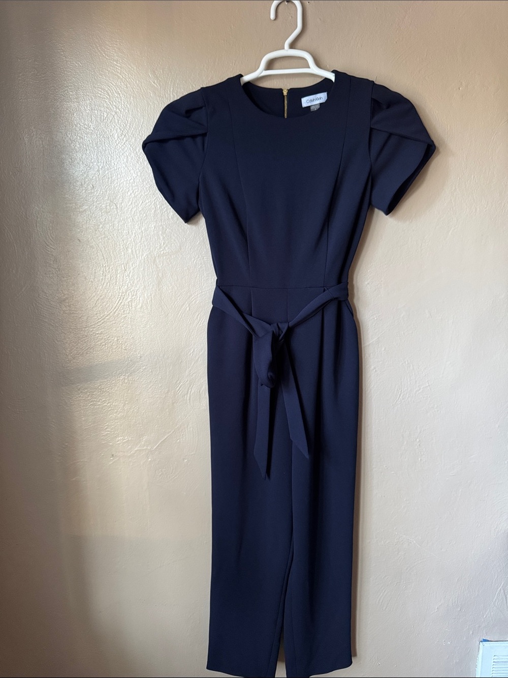 Calvin Klein Tulip Sleeve Jumpsuit Size 4